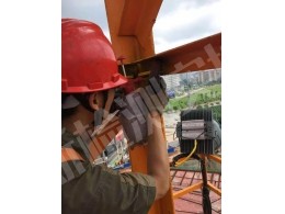 廣西欽州浦北，奧園廣場塔吊焊縫檢測，磁粉探傷